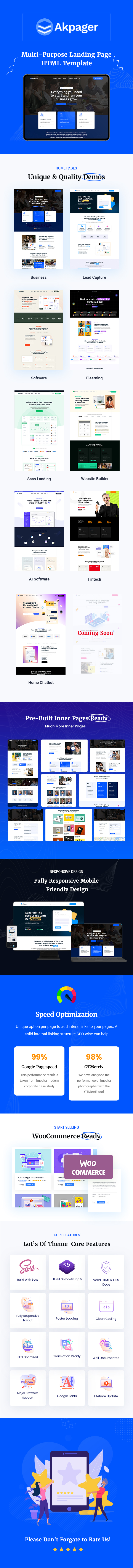 Akpager - Multipurpose Landing Page HTML Template - 1